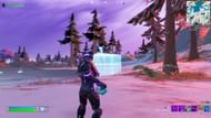 Complete the challenge by throwing a present on the ground five times (Image via Epic Games)